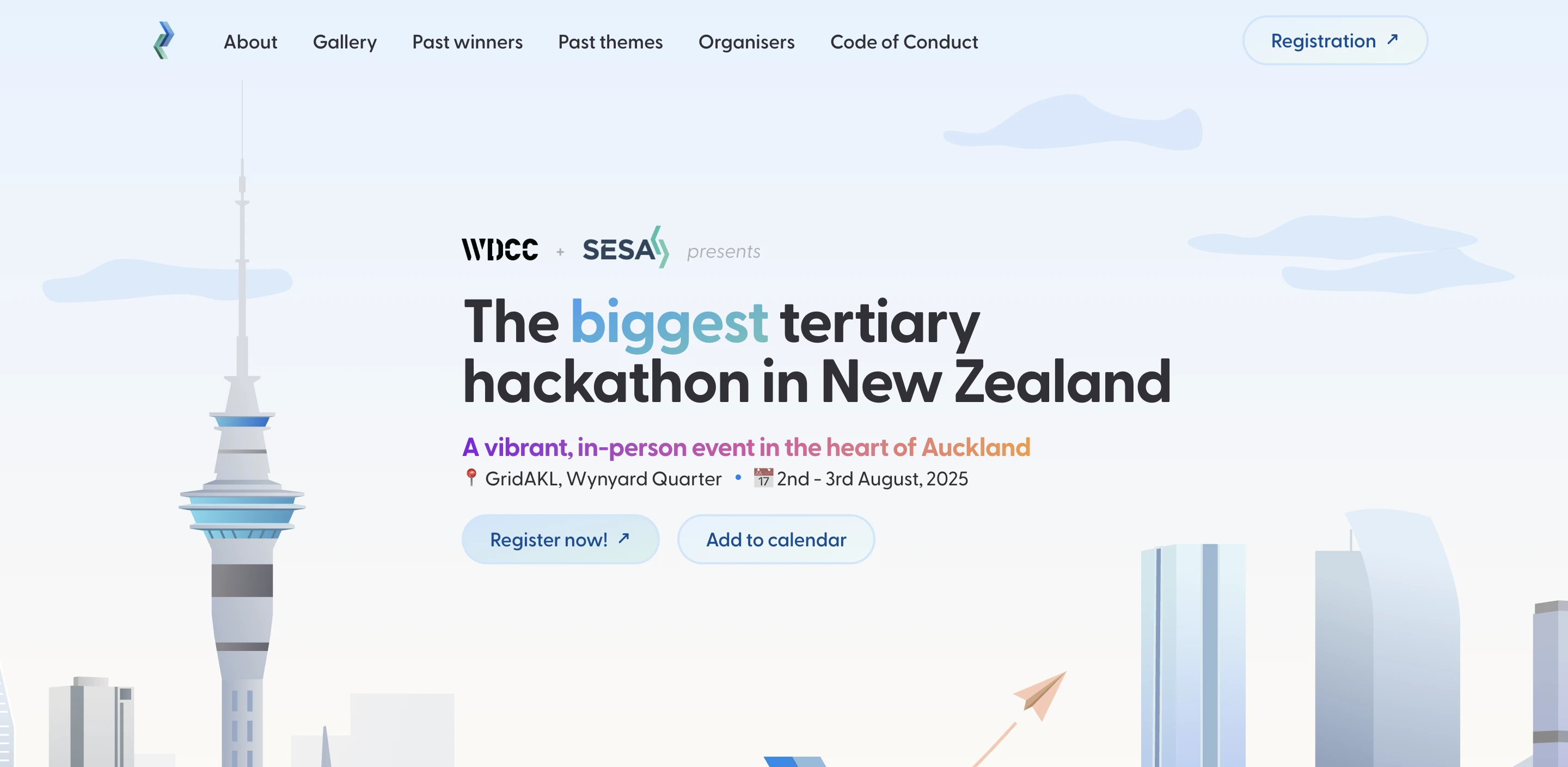 wdcc x sesa hackathon website